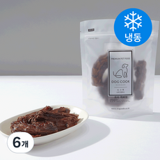 도그쿡 강아지 수제간식 오리목뼈 (냉동), 오리, 120g, 6개