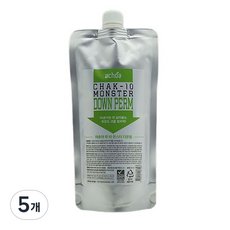 아초아 착 10 몬스터 다운펌 스트레이트너 일반모용, 300ml, 5개