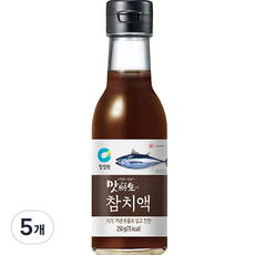 청정원 맛선생 참치액, 250ml, 5개