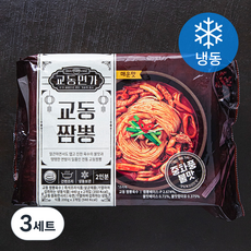 교동면가 교동짬뽕 육수 440g x 2개입 + 면사리 200g x 2개입 세트 (냉동), 3세트