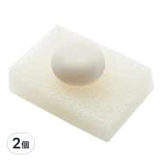 MUJI 無印良品 海綿香皂盤替換海綿, 2個