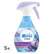 페브리즈 강력 섬유탈취제 라벤더 앤 유칼립투스향 본품, 370ml, 5개