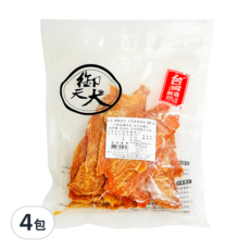 御天犬 雞胸肉片零食, 大包裝超值組 U2-5, 合格純雞素材 無添加鹽份, 台灣製造, 雞胸肉, 340g, 4包