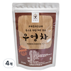 산들찬 아홉번 덖은 우엉차, 100g, 1개입, 4개