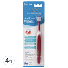 비바텍 럭스360 센서티브 잇몸케어칫솔, 4개, 1개입