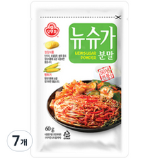 오뚜기 뉴슈가분말, 60g, 7개