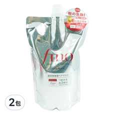 fino 高效滲透護髮膜升級版補充包 2包700g-深層滋養修護受損髮質, 2包, 700g