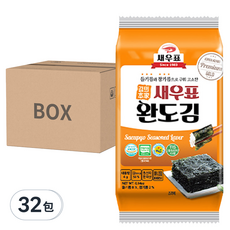 Saeupyo 莞島海苔 Set, 16包, 4g, 32包