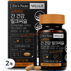 닥터스노트 슈퍼파워 간건강 밀크씨슬 27g, 30정, 2개