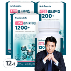 뉴트리원 소연골 콘드로이친 1200+ 45g, 50정, 12개