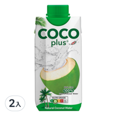 Cocopulus 100% 純椰子水 330毫升, 330ml, 2入