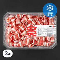 대패킹 미국산 우삼겹 (냉동), 1kg, 3개 1kg, 3개