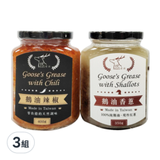 Well Life 悅生活 極鮮 黃金3A頂級香蔥 + 辣椒鵝油雙享組, 3組