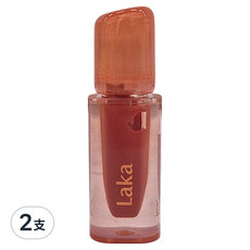 LAKA JELLING NUDE GLOSS 303蜜桃環色 4.5g 2支組 水潤光澤 豐盈雙唇, 303 PEACH RING, 2支