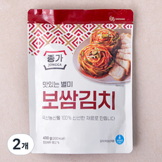 종가 맛있는 별미 보쌈김치, 400g, 2개