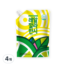 바로푸드 레알 깔라만시, 1L, 4개 - 수토만텔라시