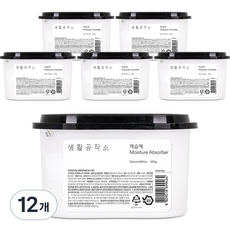 생활공작소 제습제, 250g, 12개