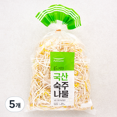 풀스키친 국산 숙주나물, 500g, 5개
