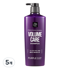 미쟝센 볼륨케어 퍼플 콜라겐 샴푸 프루티 플로럴향, 680ml, 5개
