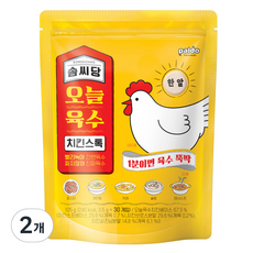 SOMSSIDANG 오늘육수 치킨스톡 3.5g x 30p, 105g, 2개