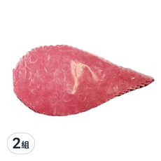 毅典 粉紅樹葉麻糬紙 127mm, 粉紅樹葉, 2組