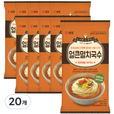 샘표 얼큰멸치국수, 101g, 20개