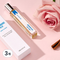 힐링팜스 포켓 롤온 향수 우드망블루, 10ml, 3개