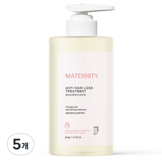살림백서 매터니티 데미지케어 임산부 탈모증상완화 트리트먼트, 500g, 5개