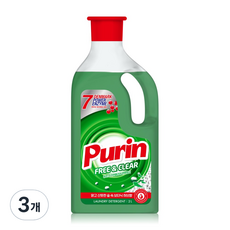 퓨린 프리앤클리어 편백워시 액체세제 본품, 3개, 2L