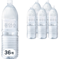 닥터유 제주용암수 무라벨, 2L, 36개