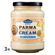 폰타나 파르마 콰트로치즈 크림 파스타소스, 430g, 3개