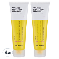 메디힐 모공토닝 클렌징폼, 120ml, 4개
