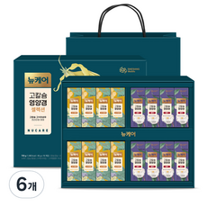 뉴케어 고칼슘 영양갱 셀렉션 선물세트, 720g, 6개