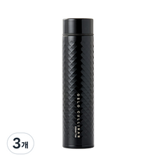 오슬로 컬리넌 텀블러, 블랙, 200ml, 3개