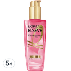 로레알파리 엑스트라오디네리 헤어오일 에끌라 로즈, 100ml, 5개
