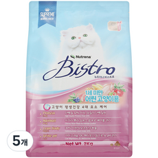 뉴트리나 비스트로 키튼 고양이 사료, 2kg, 5개