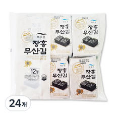 해우촌 장흥 무산김 도시락, 24개, 5g