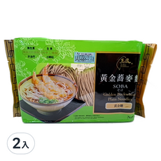 玉民 黃金蕎麥黃金麵 300g 2入 - Q彈蕎麥麵，無添加色素防腐劑，健康美味首選