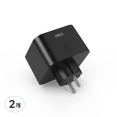 넥스트 WIFI-IR 스마트 무선 플러그 1구 NEXT-SWP3500, 8.2cm, 2개