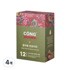 콩카페 연유커피 20g, 12개입, 4개