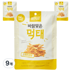 것플렉스 바람맞은 먹태 스위트콘맛, 9개, 25g