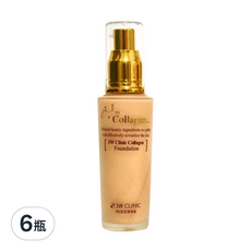 3W CLINIC 膠原蛋白粉底液，締造柔焦美顏, #23, 6瓶