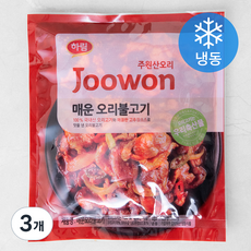 주원산오리 매운 오리 불고기 (냉동), 700g, 3개