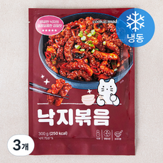 쿠캣 낙지볶음 (냉동), 300g, 3개