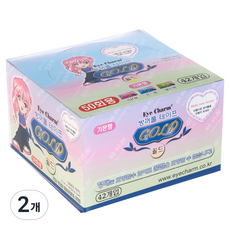  아이참 골드 기본형 단면 쌍꺼풀 테이프 42p, 혼합색상, 2개 