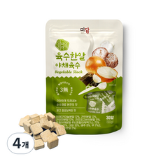 엄마의이야기 한알 야채육수 30p, 90g, 4개 - 우리아이채수