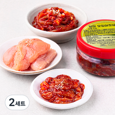 일미 창란젓 180g + 오징어젓 180g + 순백명란파치 180g 세트, 2세트