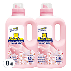 베어블 딥케어 초고농축 울세제 체리블라썸 본품, 8개, 1.5L
