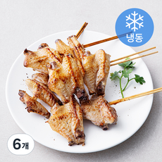 푸드장 닭날개 꼬치 4개입 (냉동), 200g, 6개