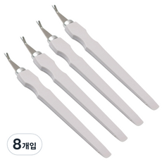 세븐스타 고급밀대 손톱큐티클제거용, 화이트, 8개